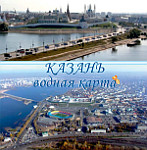 Водная карта Казани